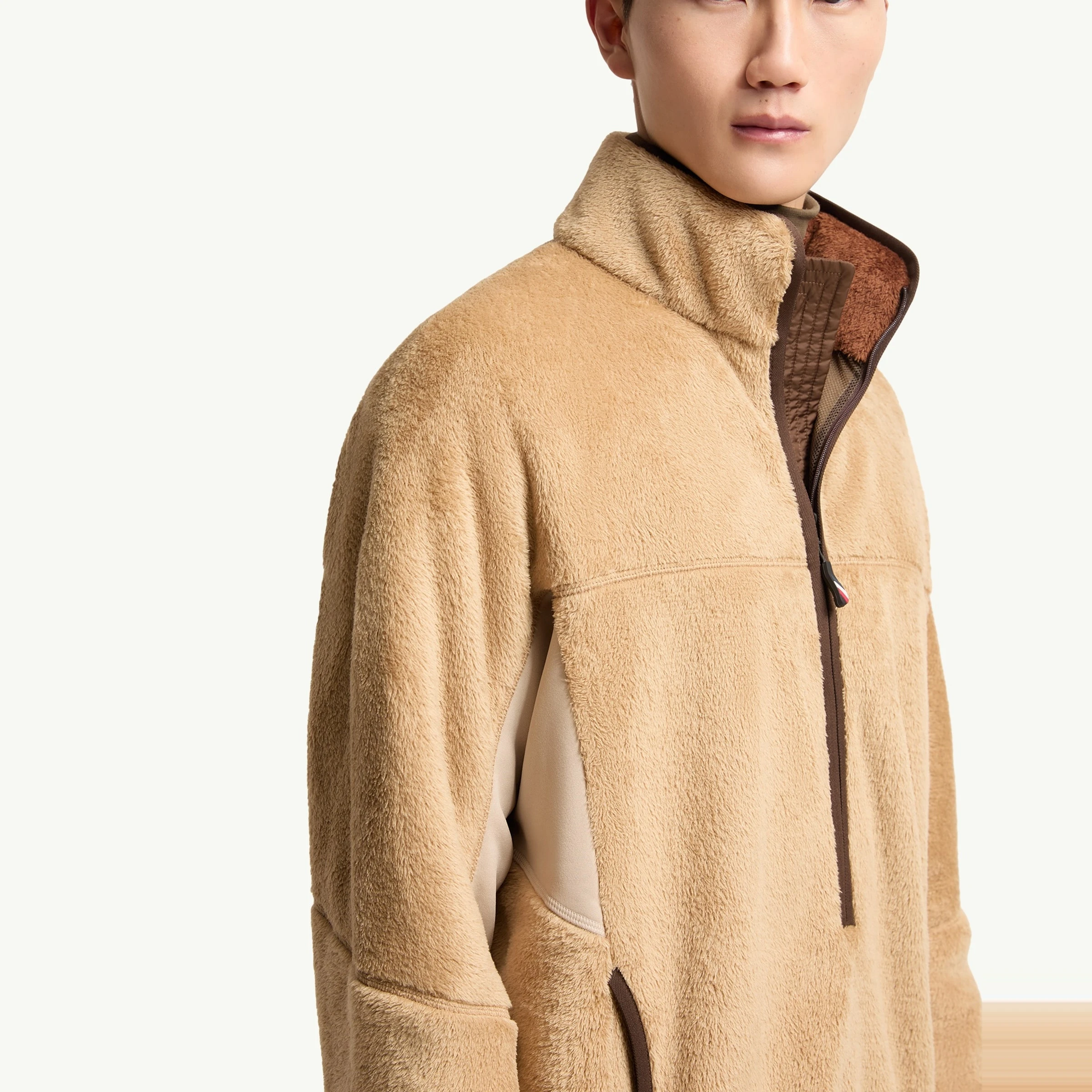 Moncler Grenoble Polartec Sweatshirt, Camel Beige, photo 4 of 6